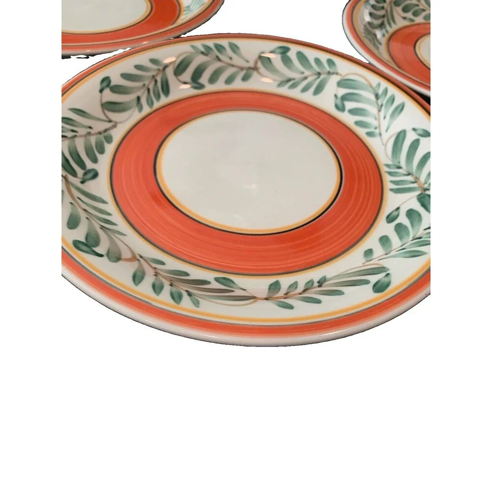 PIER 1 Imports Gibson Umbrina Pattern Dinner Plates Four (4) Count Discontinued